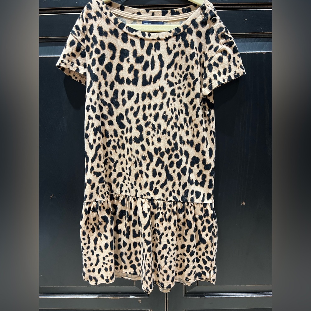 Gap Girls Leopard Print Dress Size M (8)